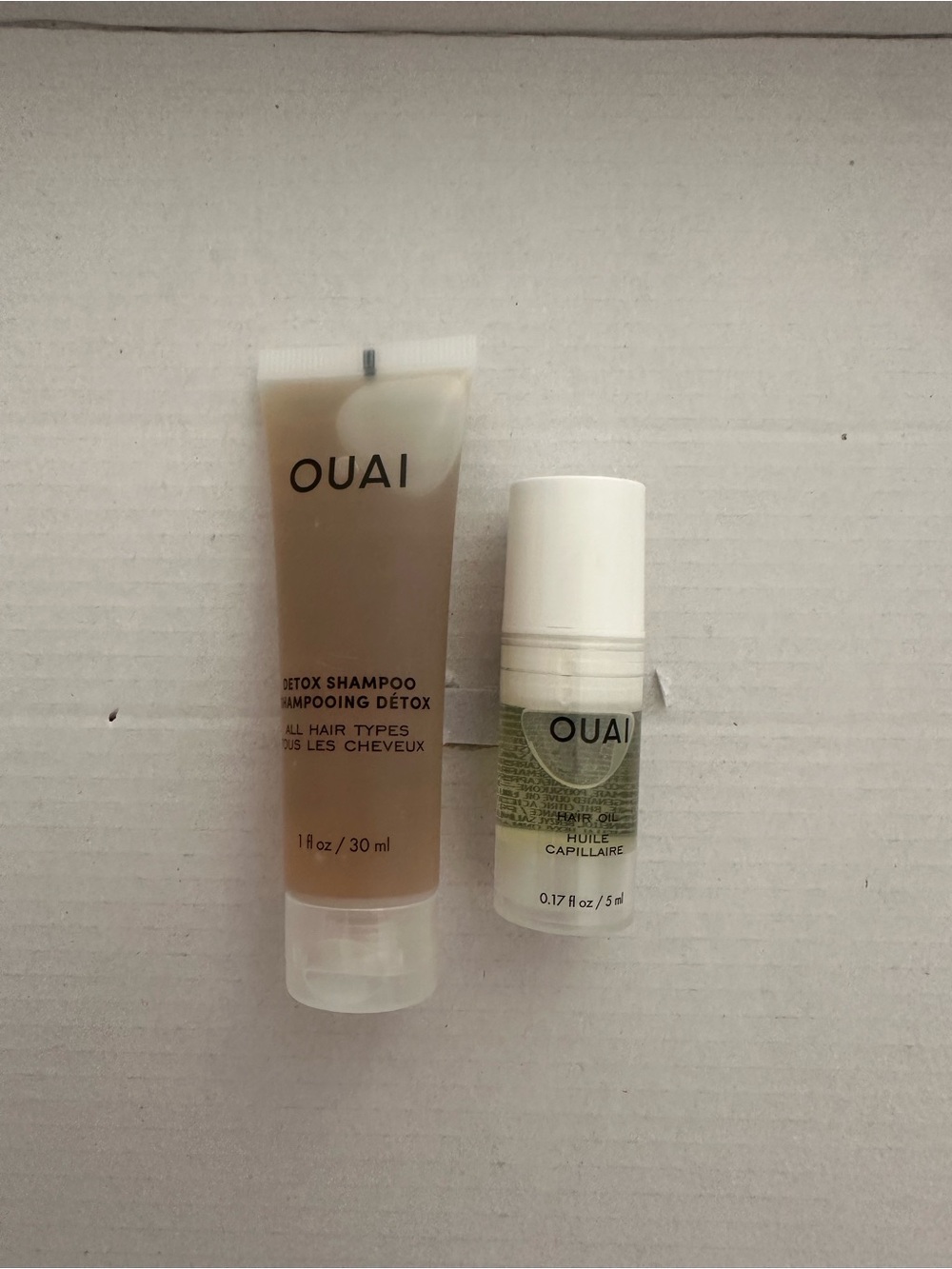 OUAI Detox Shampoo & Hair Oil Duo -